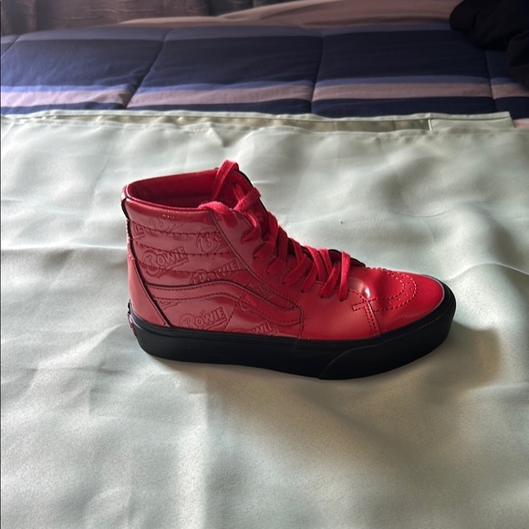 Red High-Top Sneakers - Picture 5 of 11